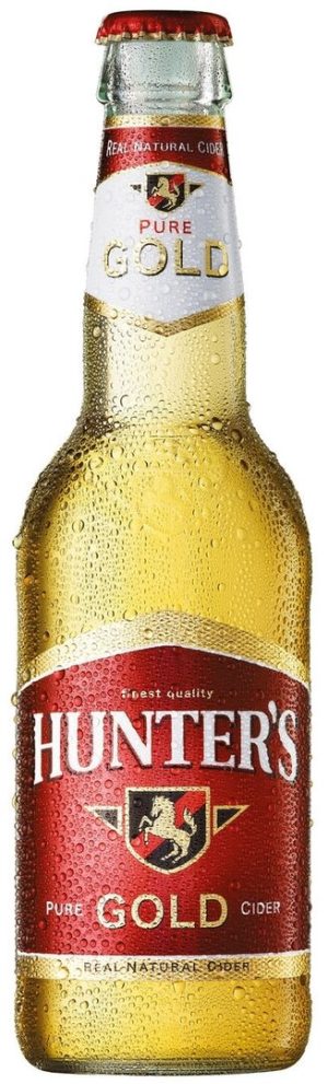 Hunters Gold Cider Bottle 330ml