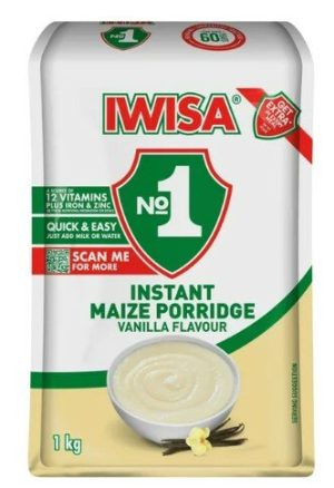 Iwisa Vanilla Porridge 1kg best before 18-05-26