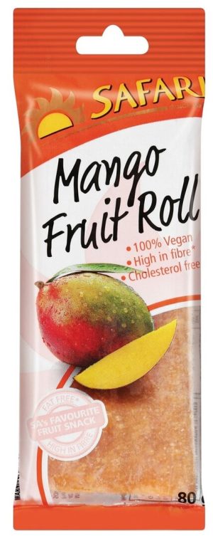Safari Mango Fruit Roll 80g