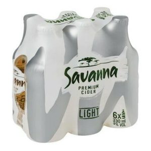 Savanna Cider Light 330ml 6 Pack