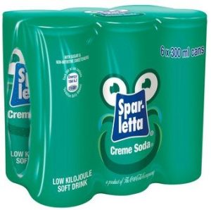 Sparletta Cream Soda 6 Pack 300ml BB: 29-04-26