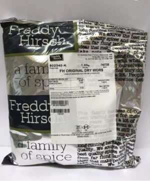 Freddy Hirsch Drywors 1kg bb:14-08-25