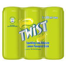 Twist Lemon Can 300ml 6 pack BB: 09-05-26