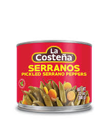 La Costena Pickled Serrano Peppers
