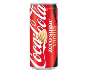 Coke Vanilla Zero Can 330ml