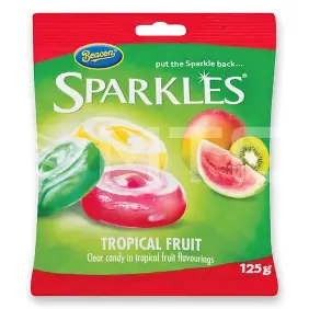Beacon Sparkles Tropical Fruit 125G BB:10-04-26