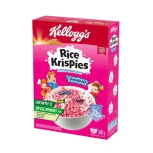Kelloggs Rice Krispies Strawberry 340 BB:27-05.26