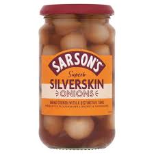 Sarson´s Medium Tangy Silveskin Onions 460g